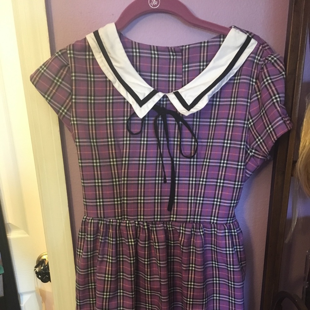Bonnechance collections size medium plaid dress
